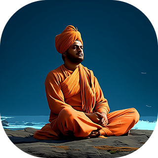 Vivekananda Midjourney portrait